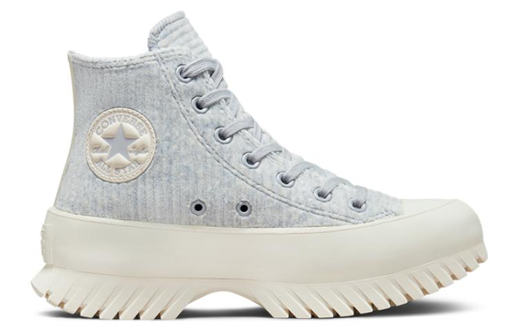 Converse Chuck Taylor All Star Lugged 2.0 High 'Striped Knit - Gravel' A01347C