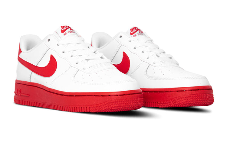 (GS) Nike Air Force 1 'White Red Sole' CV7663-102