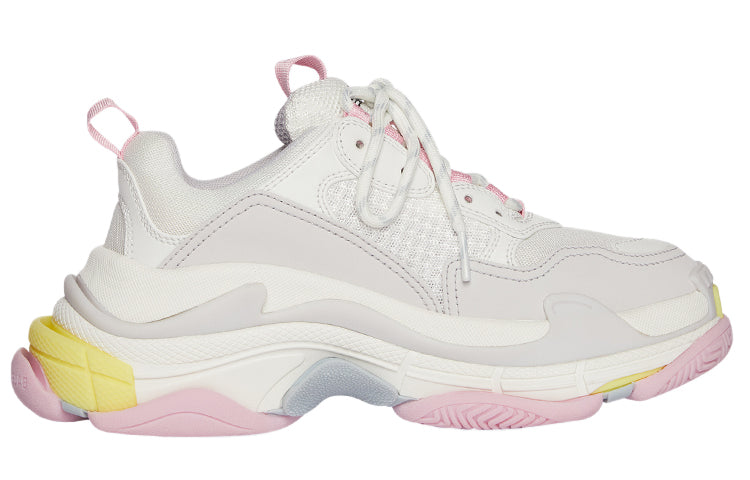 (WMNS) Balenciaga Triple S 'White Yellow' 524039W2FW47541