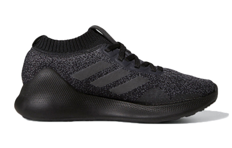 (GS) adidas Purebounce J Knitted Low Tops Casual Black B76071