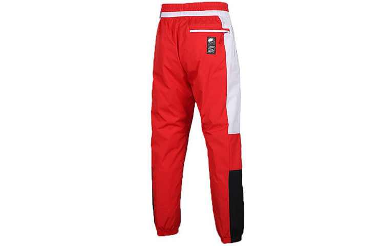 Nike AIR Contrasting Colors Woven Long Pants Red CK4396-657