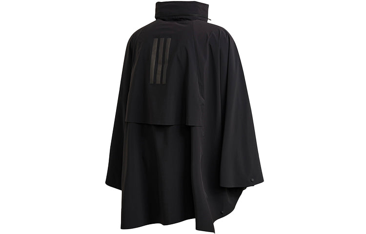 adidas Myshelter Cape Outdoor Sports Zipper Cardigan hooded Jacket Black FI0600