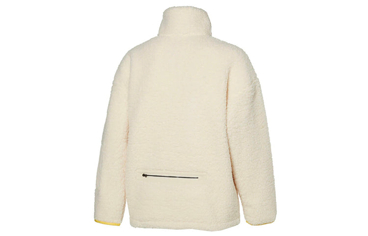 PUMA Unisex Embroidery Logo Stand-up Collar Jacket White 929820-01