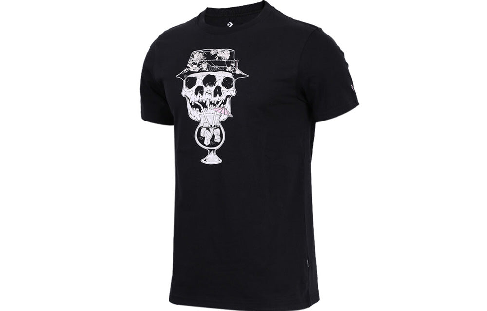 Converse Skull & Cocktail T-Shirt 'Black' 10008082-A01