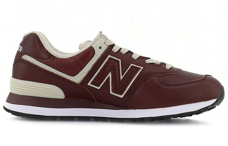 New Balance 574 Leather 'Dark Brown' ML574LPB