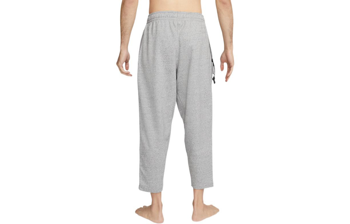 Men's Nike Solid Color Logo Printing Drawstring Lacing Big Pocket Sports Pants/Trousers/Joggers Gray DQ6684-010