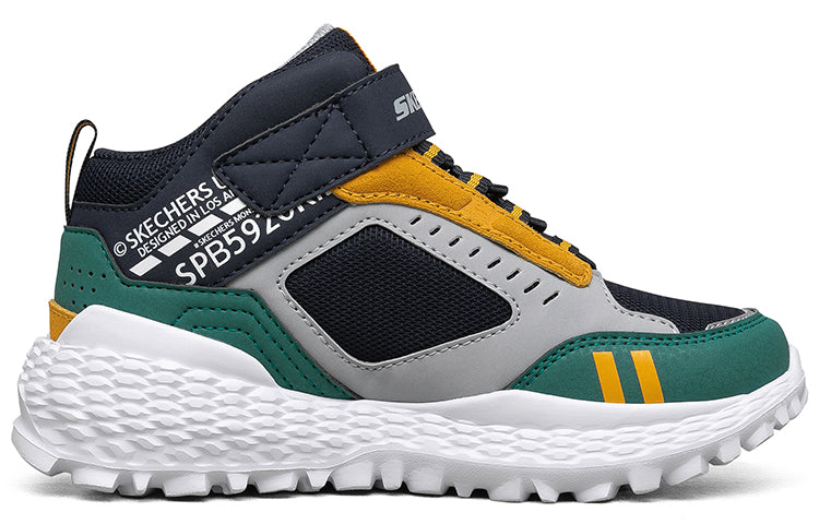 (GS) Skechers Los Angeles Sport Shoes 'Grey Navy Green' 660083L-NVGR