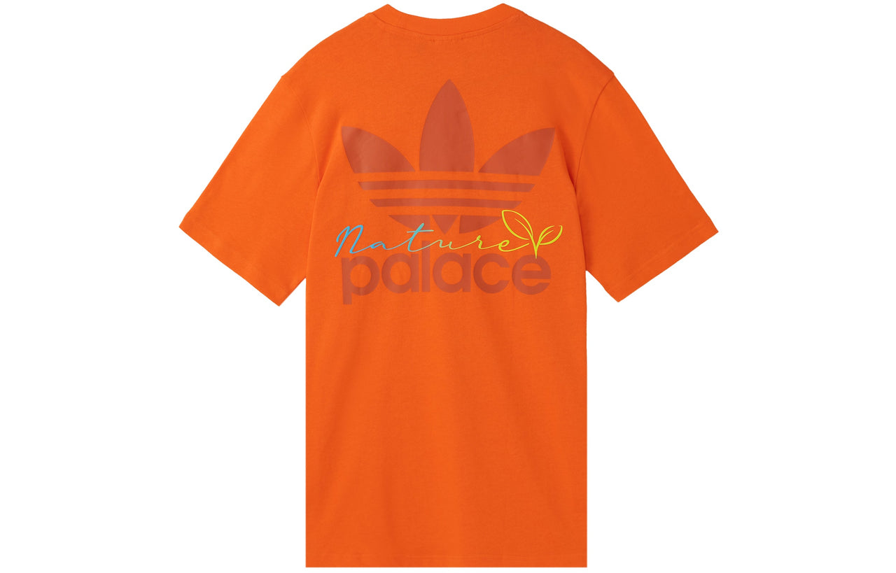 adidas originals x PALACE Crossover Alphabet Round Neck Short Sleeve Unisex Orange HM9200