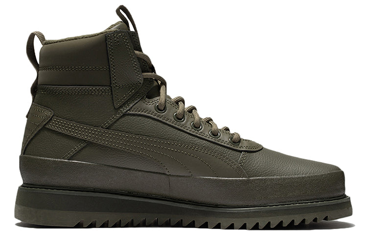 PUMA Unisex Desierto v2 WTR Rubber High-Top Sneakers Green 380754-02
