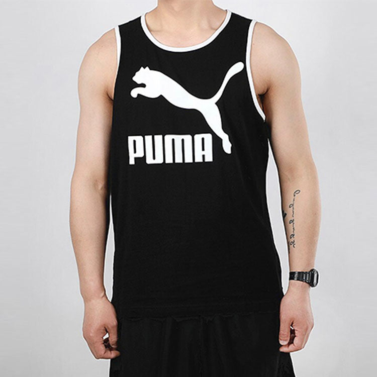 PUMA Classics Logo Tank 'Black White' 597456-01