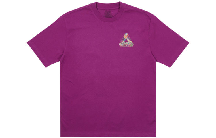 Palace FW21 Tri-Sticker Pack Logo T-Shirt 'Purple' P21TS109