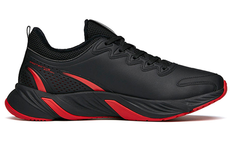 ANTA Running Series Sneakers Fleeced 'Black Red' 112145523-10