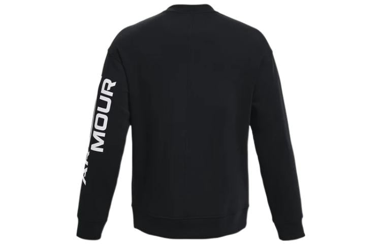 Under Armour Summit Knit Graphic Crew Sweatshirt 'Black White' 1373800-001