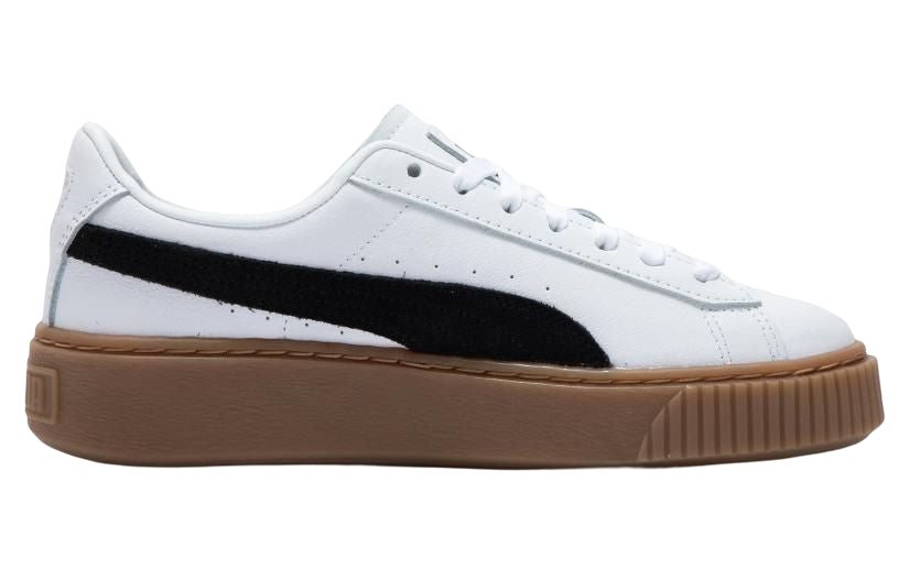 (WMNS) PUMA Basket Platform L 'White' 394369-01