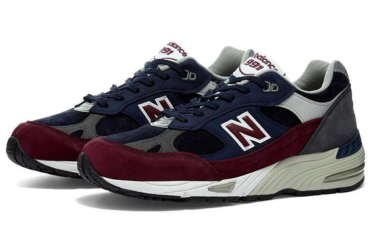 New Balance 991 Made in England 'Navy Burgundy' M991RKB