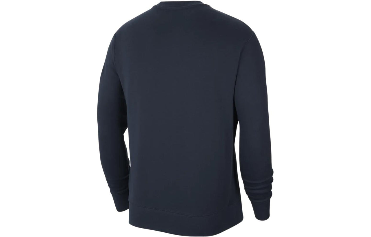 Men's Nike Solid Color Alphabet Printing Round Neck Sports Blue DA2950-451