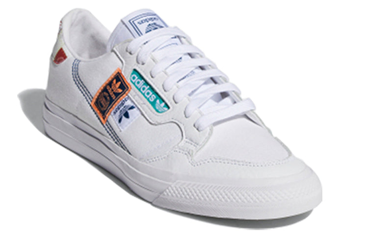 adidas originals Continental Vulc 'White Blue Green' FX3810