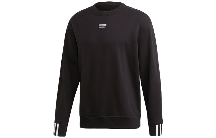 adidas originals Men's F A Crew Sports Fleece Black FM2262