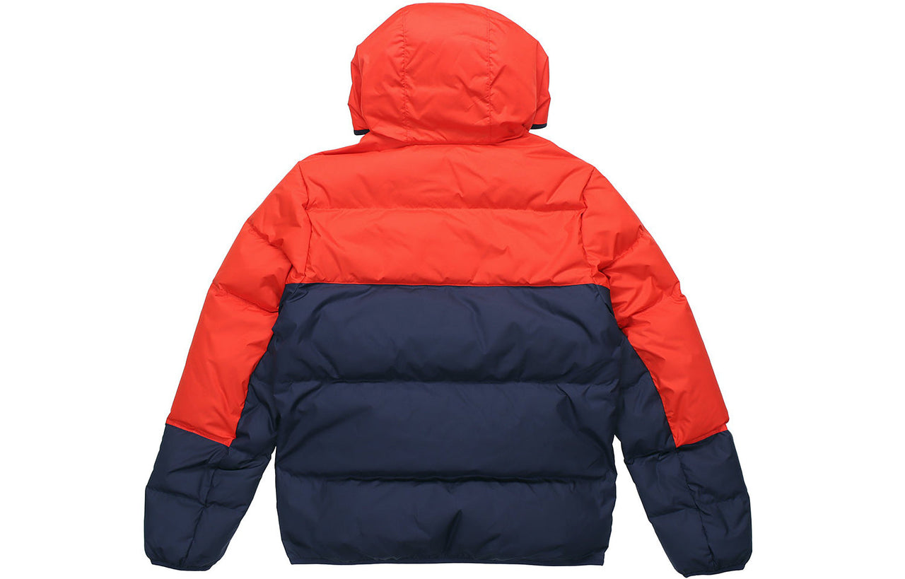Nike Sportswear Down-Fill Windrunner hooded Stay Warm Colorblock Short Down Jacket Red Blue Redblue CU4405-673