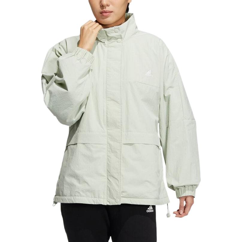 (WMNS) adidas Word Woven Jacket 'Green' HM2807