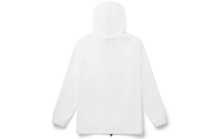 Men's Vans Logo Printing Hooded Jacket White VN0A489XWHT