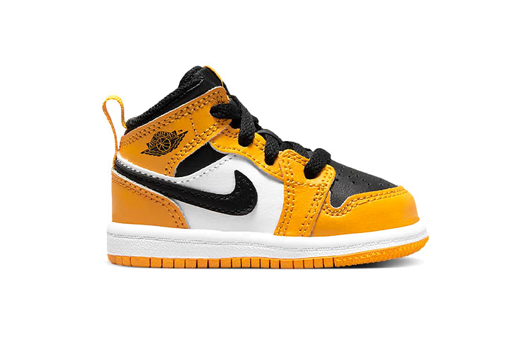 (TD) Air Jordan 1 Mid 'Reverse Yellow Toe' 640735-701