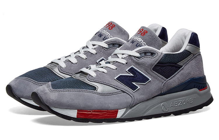 New Balance 998 Made in USA 'Grey Navy Red' M998GNR