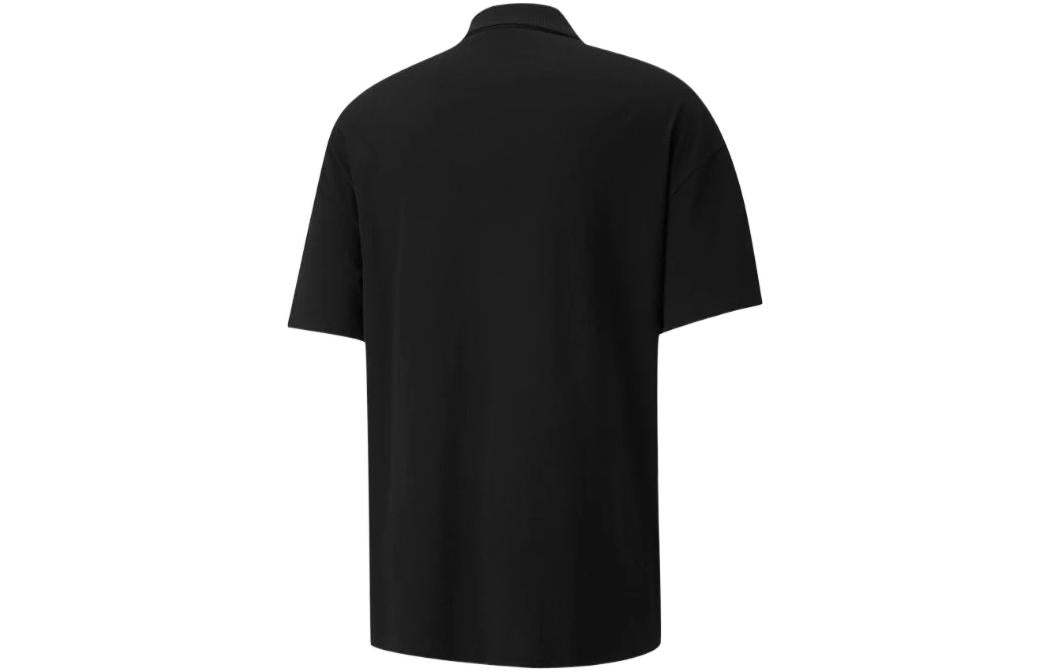 PUMA Logo Polo Shirt 'Black' 535271-01