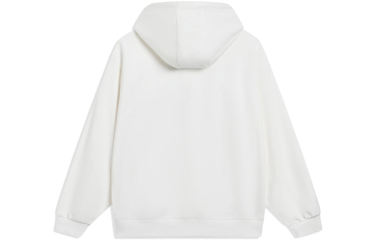 Li-Ning Hoops Cartoon Graphic Hoodie 'White' AWDT551-1