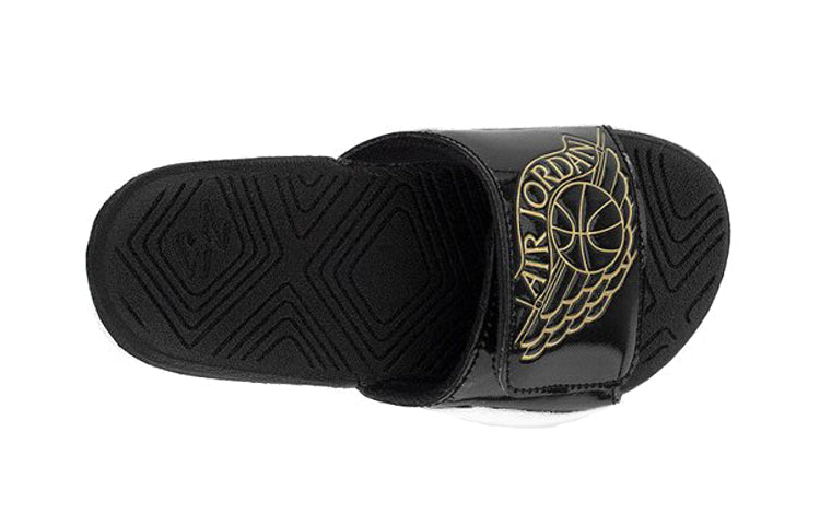 (PS) Air Jordan Hydro 7 'Black Metallic Gold' AA2518-021