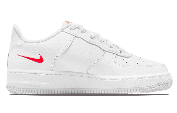 (GS) Nike Air Force 1 Low 'Multi-Swoosh White Particle Grey Photon Dust Bright Crimson' DO6486-100