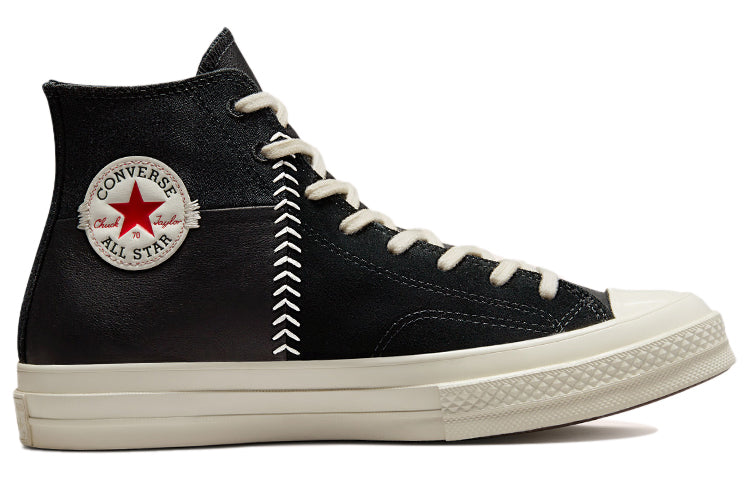 Converse Chuck 70 Crafted Leather High 'Black Egret' 173131C
