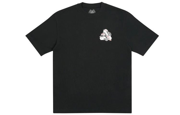PALACE Hesh Mit Fresh Logo Round Neck Short Sleeve Unisex Black PAL-FW20-02