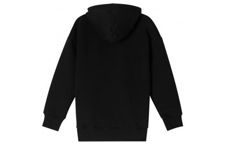 (WMNS) New Balance Classic Core Hoodie 'Black White' AWT93595-BK