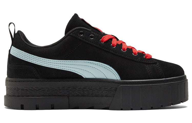 (WMNS) PUMA Dua Lipa x Mayze Suede 'Black Blue Glow' 387294-05