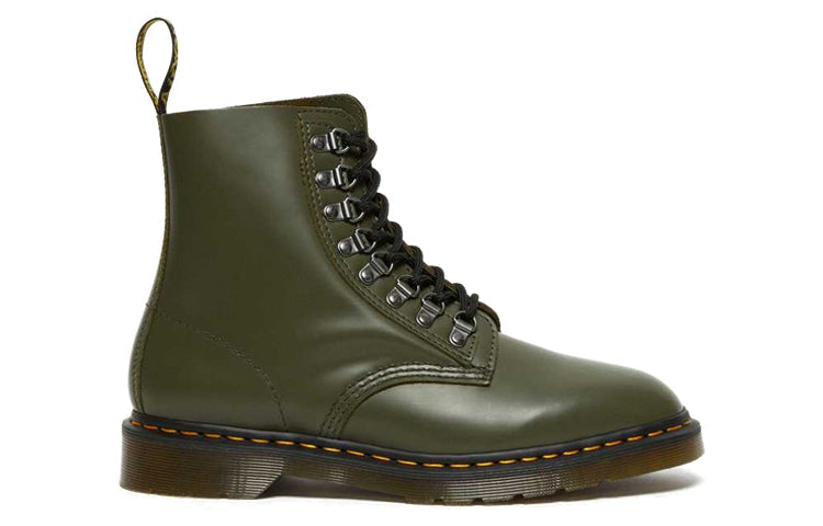 Dr. Martens 1460 Pascal Verso Stylish Simplicity waterproof Wear-resistant Mid Tops Martin boots Couple Style Green 26966272