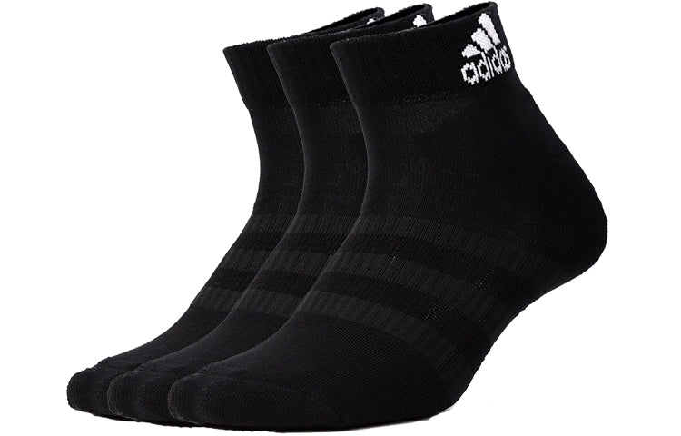 adidas Breathable Sports Short BasketballSocks Black DZ9406