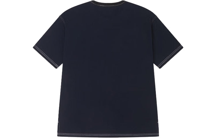 Converse One Star Logo Tee 'Black BLue' 10025871-A02