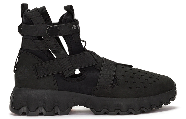 Timberland Greenstride Edge Lace Up Boot Sandals 'Black' A5RHVW