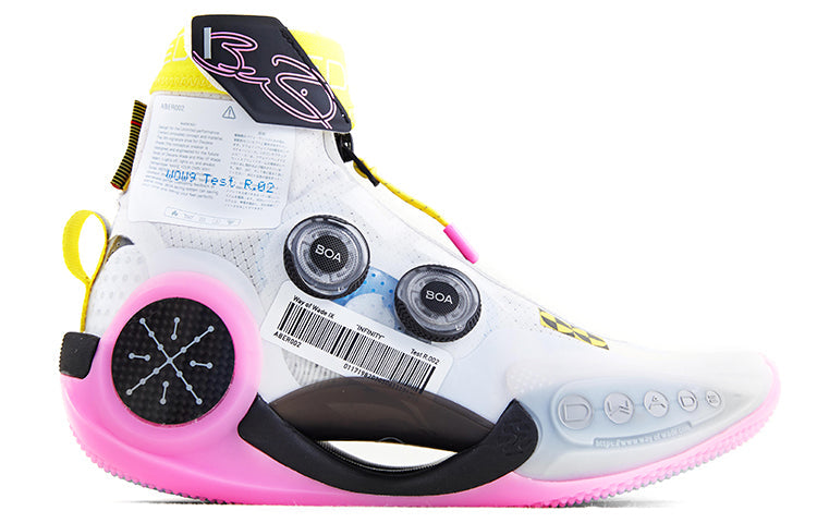 (WMNS) Li-Ning Way of Wade 9 Infinity Test R2 'White Pink Yellow' ABER002-5