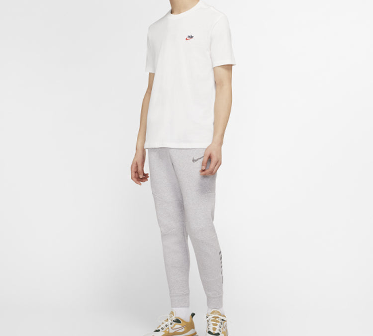 Nike Sportswear Heritage Small Logo Solid Color Short Sleeve White CK2384-133