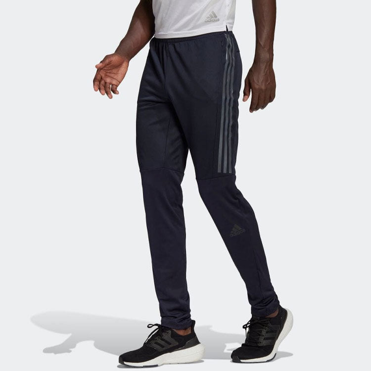 Men's adidas Logo Stripe Printing Casual Sports Pants/Trousers/Joggers Ink Blue HE2471