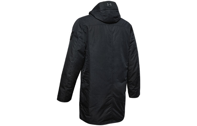 Under Armour Project Rock Unstoppable Waterproof Down Parka 'Black' 1346093-001