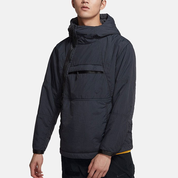 Nike Sportswear Tech Pack Solid Color Stay Warm hooded sports padded Jacket Black BV4790-060