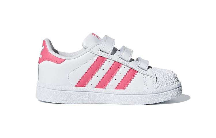 (TD) adidas Superstar Infant 'White Pink' CG6638