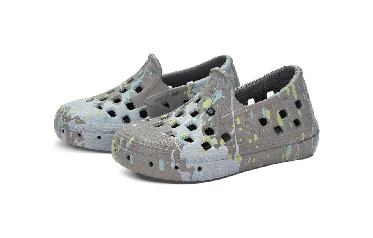 (TD) Vans Trek Slip-On 'Paint Splatter - Frost Grey' VN0A4UVHLLL