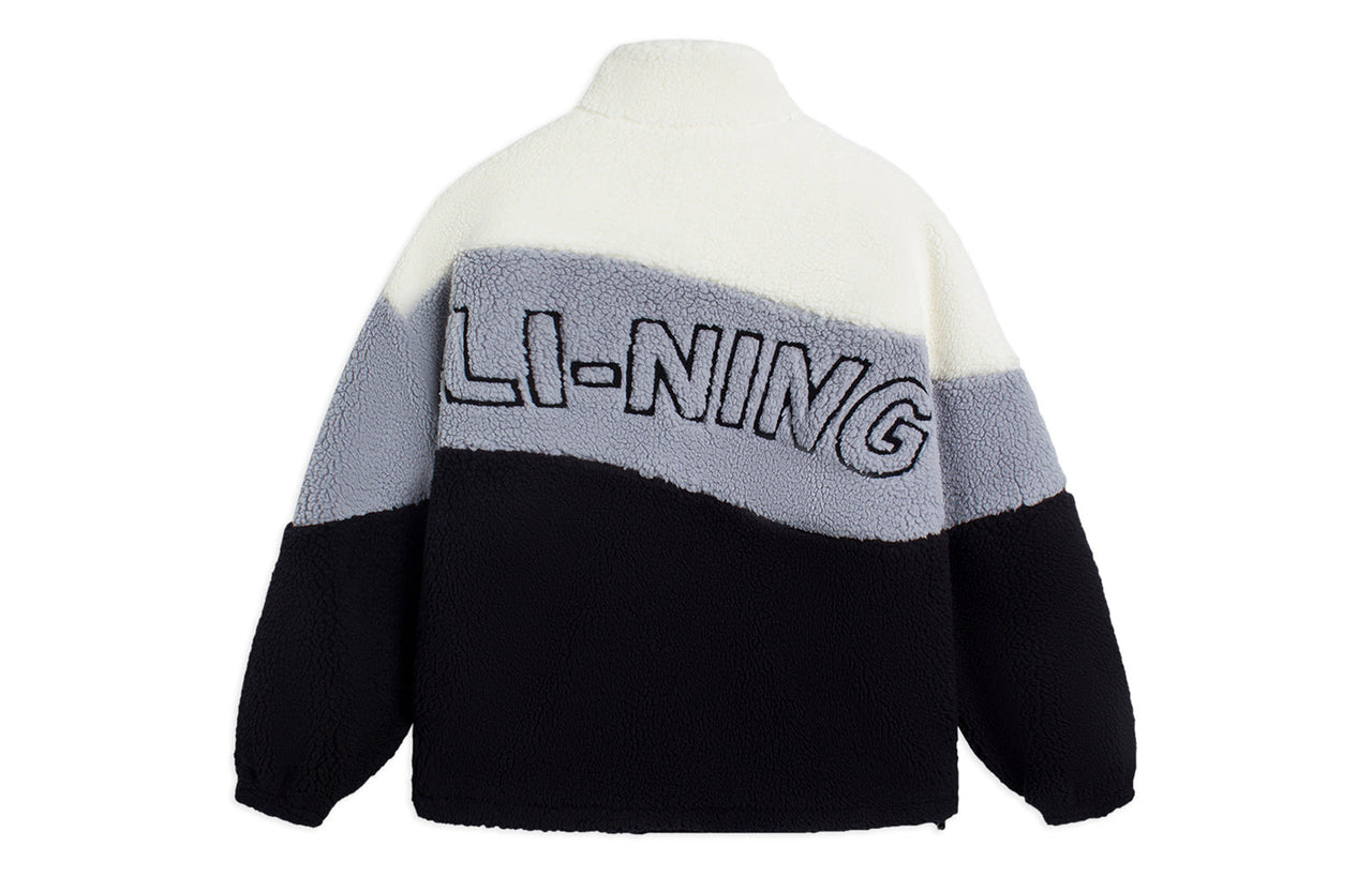 Li-Ning Embroidered Color Block Polar Fleece Jacket 'Multi-Color' AFDSD23-2
