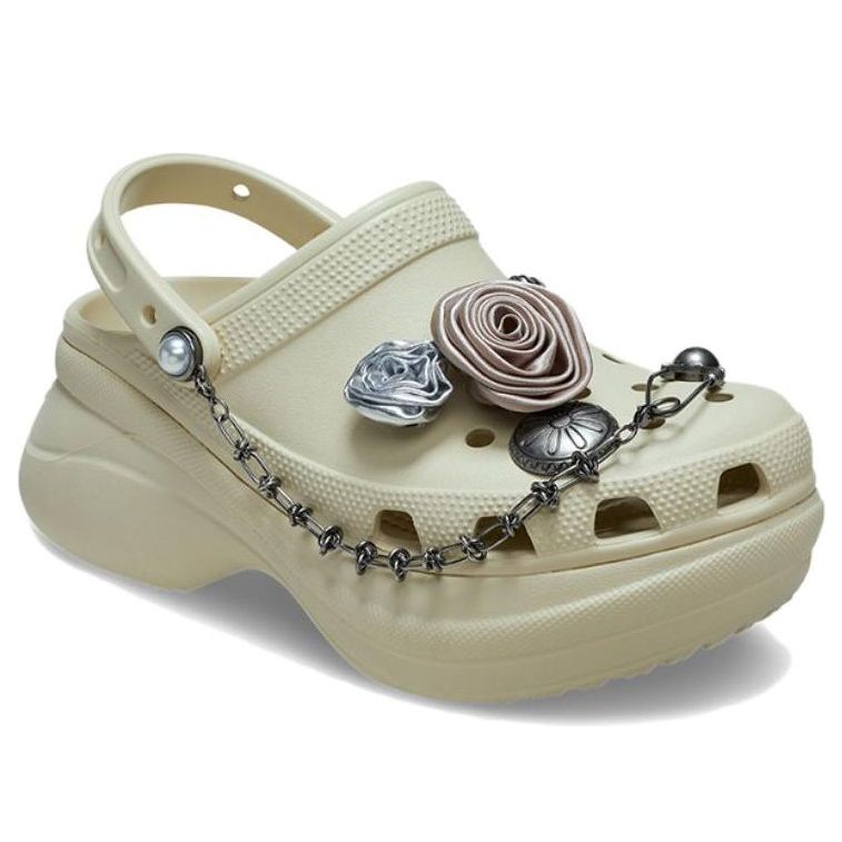 (WMNS) Crocs Bae Rebel Rose Clog 'Bone' 211532-2Y2
