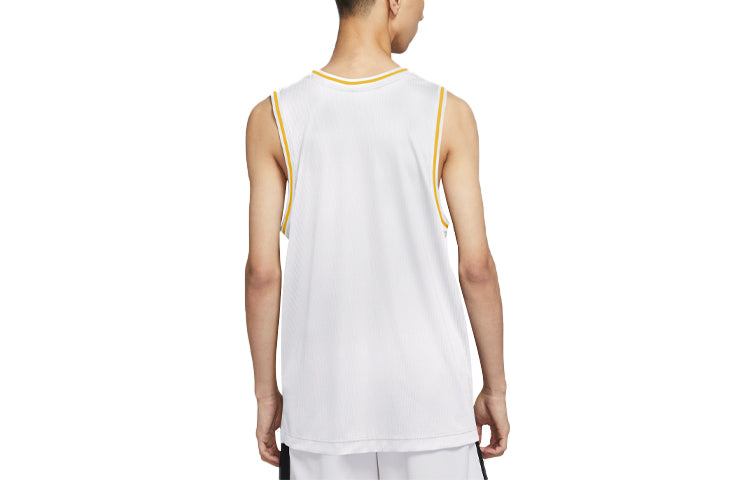 Men's Nike DRI-FIT Classic Casual Sports Basketball Jersey/Vest White CV1733-100