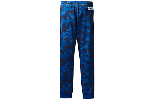 adidas x A Bathing Ape adicolor Track Pants 'Blue' BAPE-FW18-007